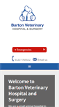 Mobile Screenshot of barton-vets.co.uk